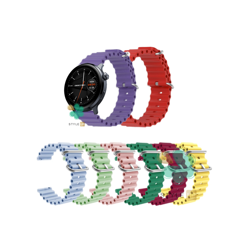 Ocean-Loop-Sport-Strap-For-Mibro-Lite-2 قیمت بند ساعت هوشمند شیائومی Mibro Lite 2 مدل Ocean Loop