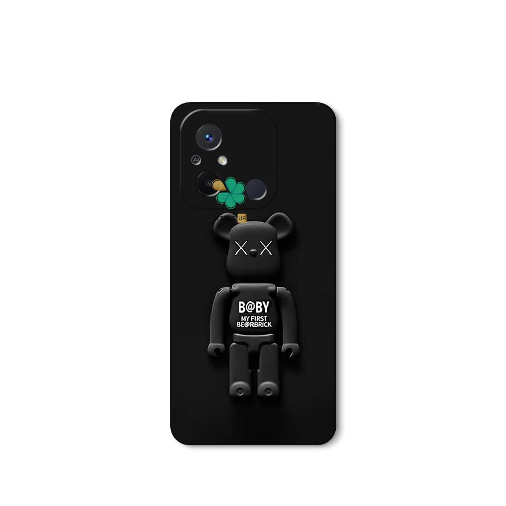 قیمت خرید قاب Bearbrick برای گوشی Redmi 12C با طراحی دقیق مطابق با ابعاد بدنه
