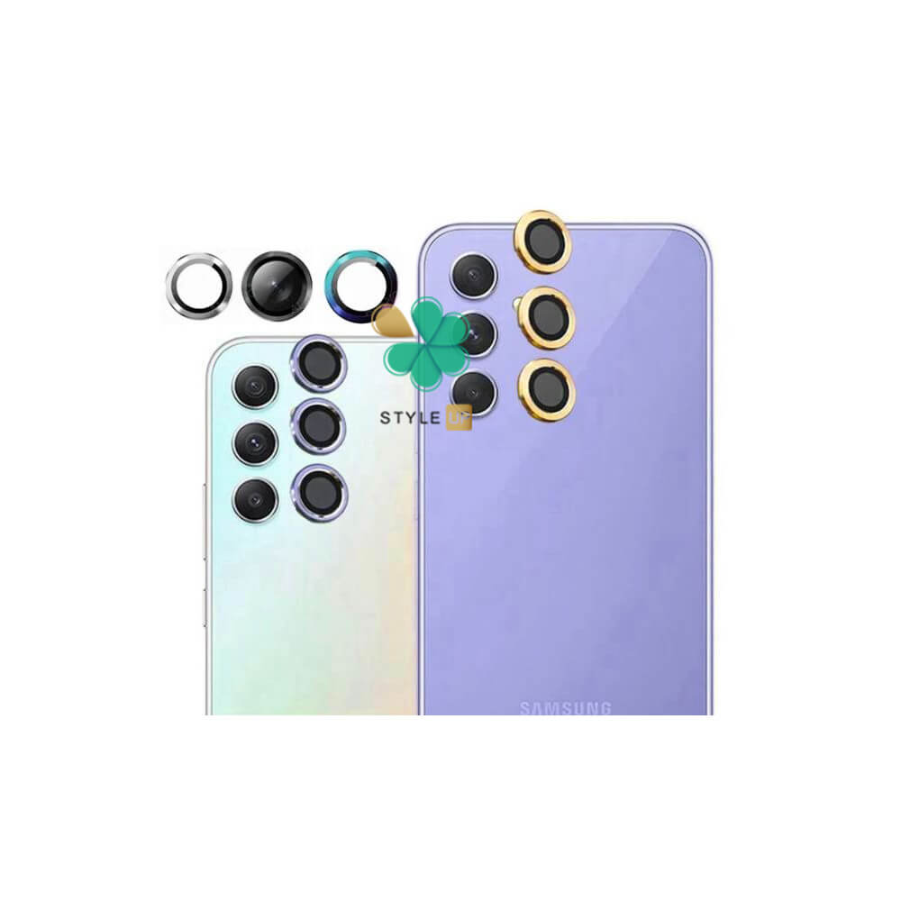 قیمت خرید محافظ دوربین دور فلزی برای گوشی Galaxy A54 با رنگبندی متنوع