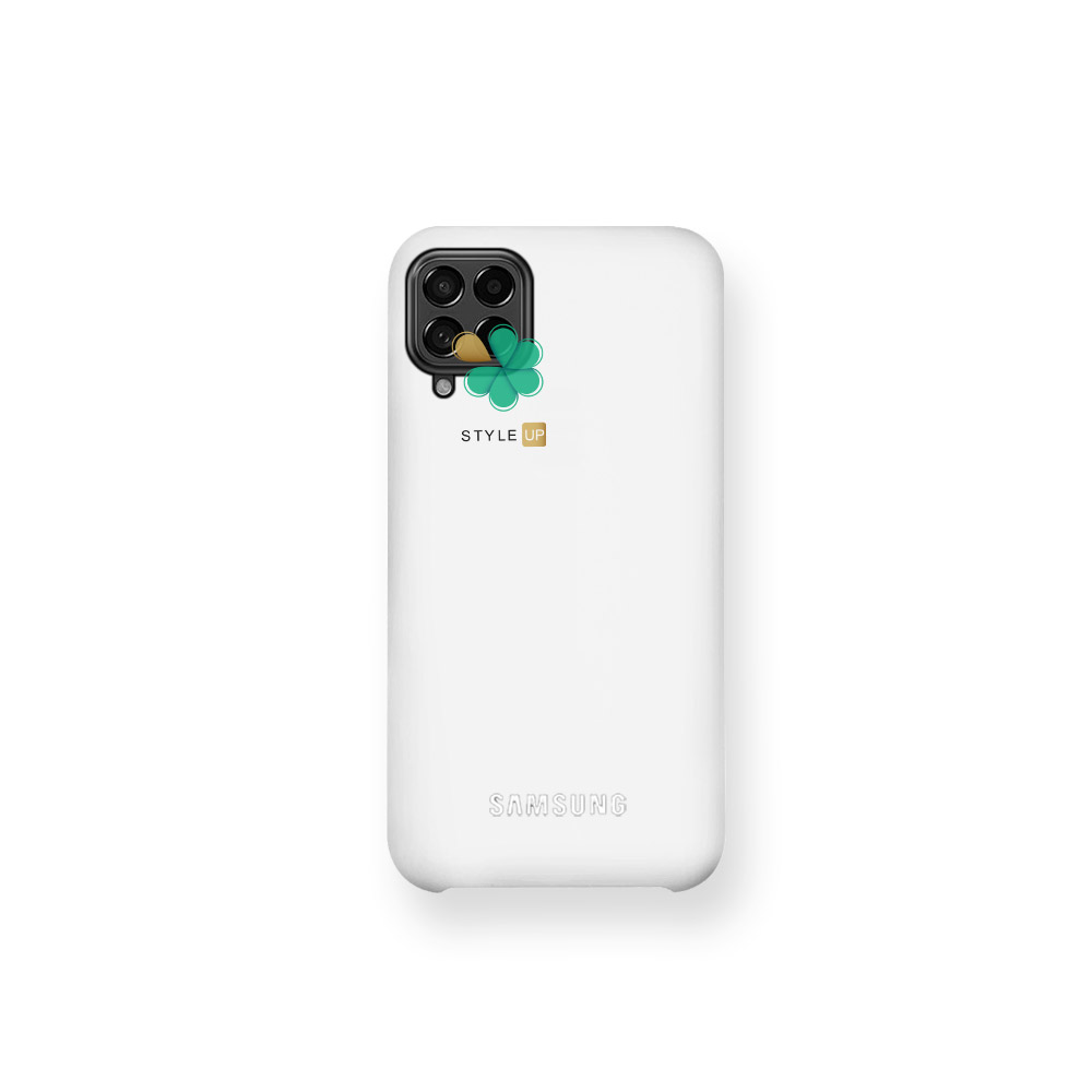 قیمت قاب محافظ گوشی سیلیکونی مناسب Samsung M53 رنگ سفید مقاوم برابر ضربه