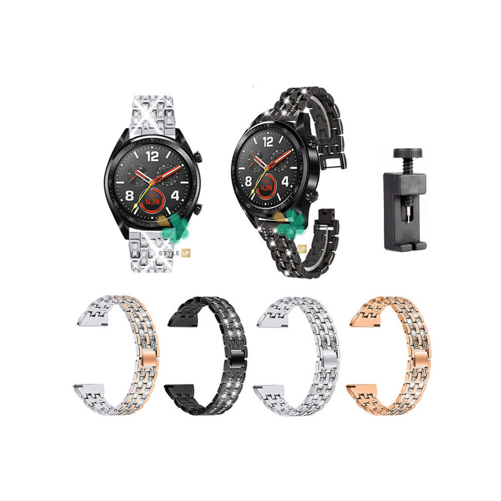 خرید بند ساعت فلزی Wearlizer برای هواوی واچ GT خوش دست و شیک