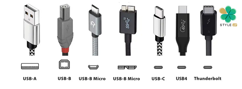 انواع کابل شارژ USB