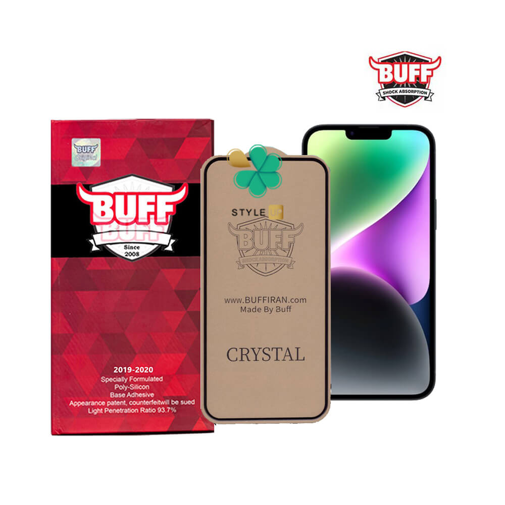 قیمت گلس گوشی بوف Crystal برای اپل iPhone 14 Plus پوشش کامل نمایشگر