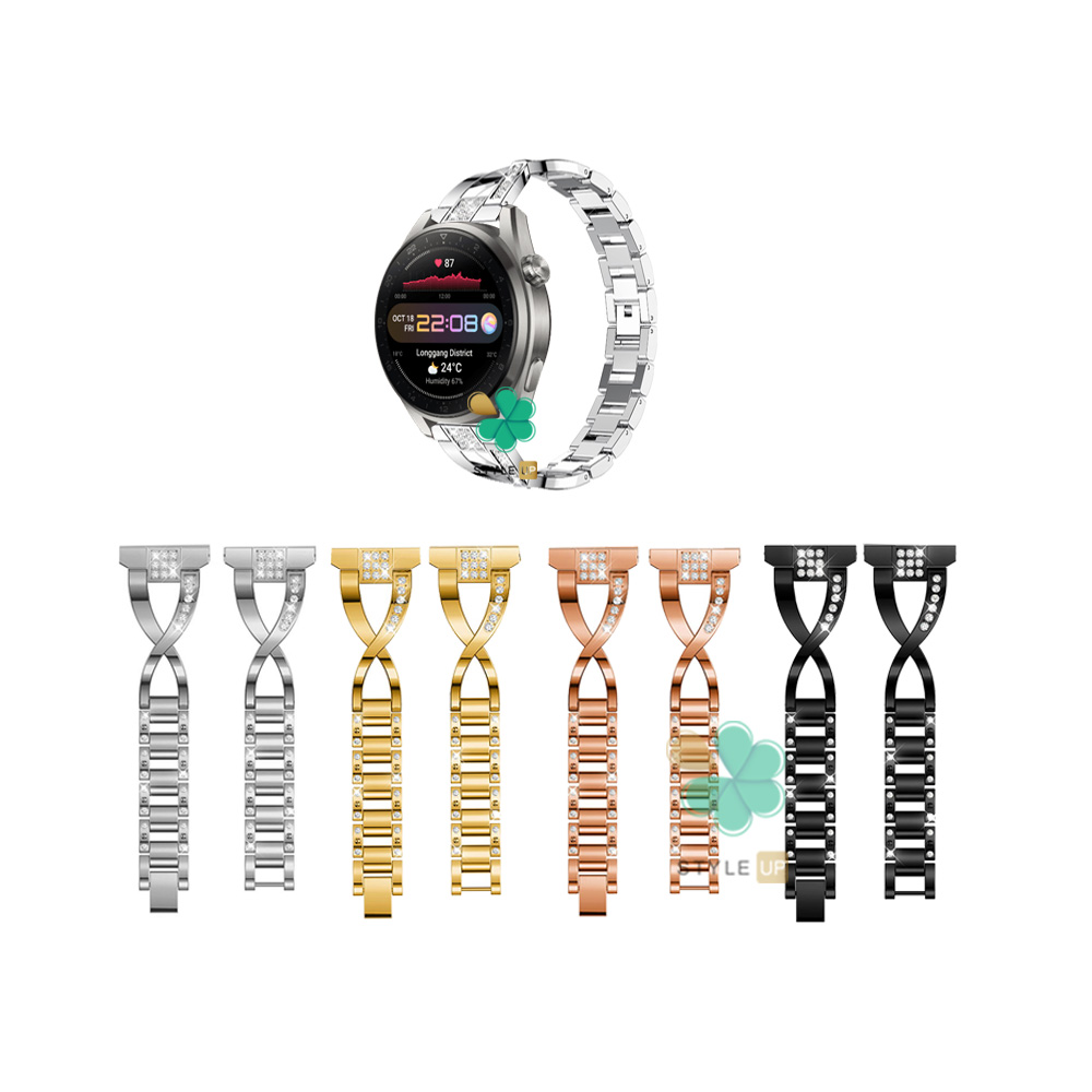 خرید بند ساعت استیل Flash مناسب Huawei Watch 3 Pro با رنگبندی متنوع