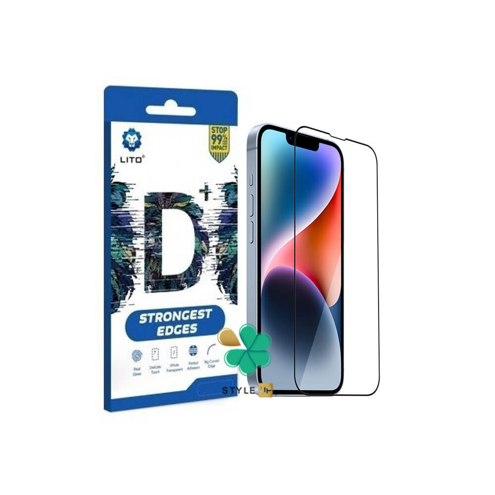 خرید گلس محافظ گوشی D+ LITO برای اپل iPhone 14 شفاف و بادوام