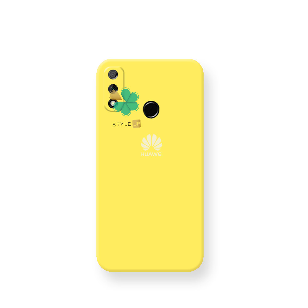 قیمت قاب سیلیکونی محافظ لنز دار مخصوص Huawei Y8s رنگ زرد عدم لغزش از دست