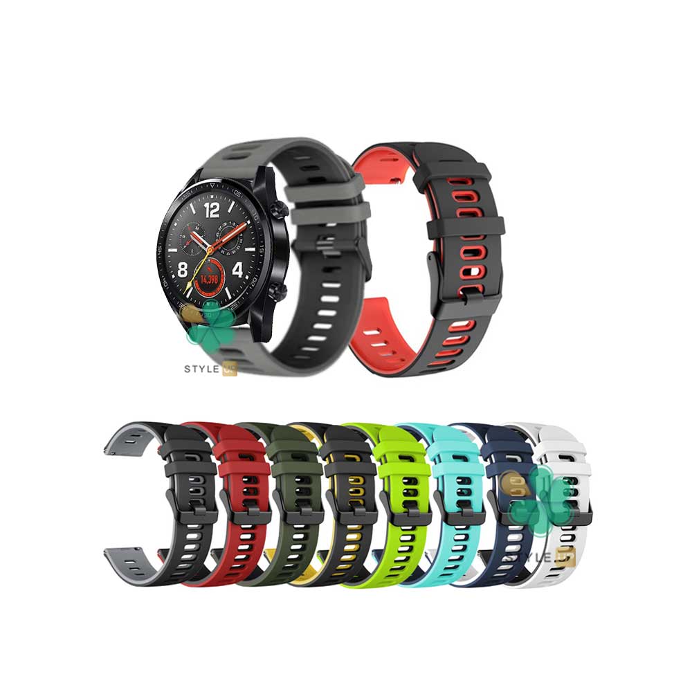قیمت و خرید بند سیلیکونی Two-tone مناسب Huawei Watch GT بادوام و شیک