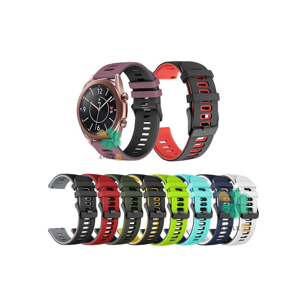 قیمت بند ساعت Two-Tone مناسب Galaxy Watch 3 41mm بادوام و باکیفیت 