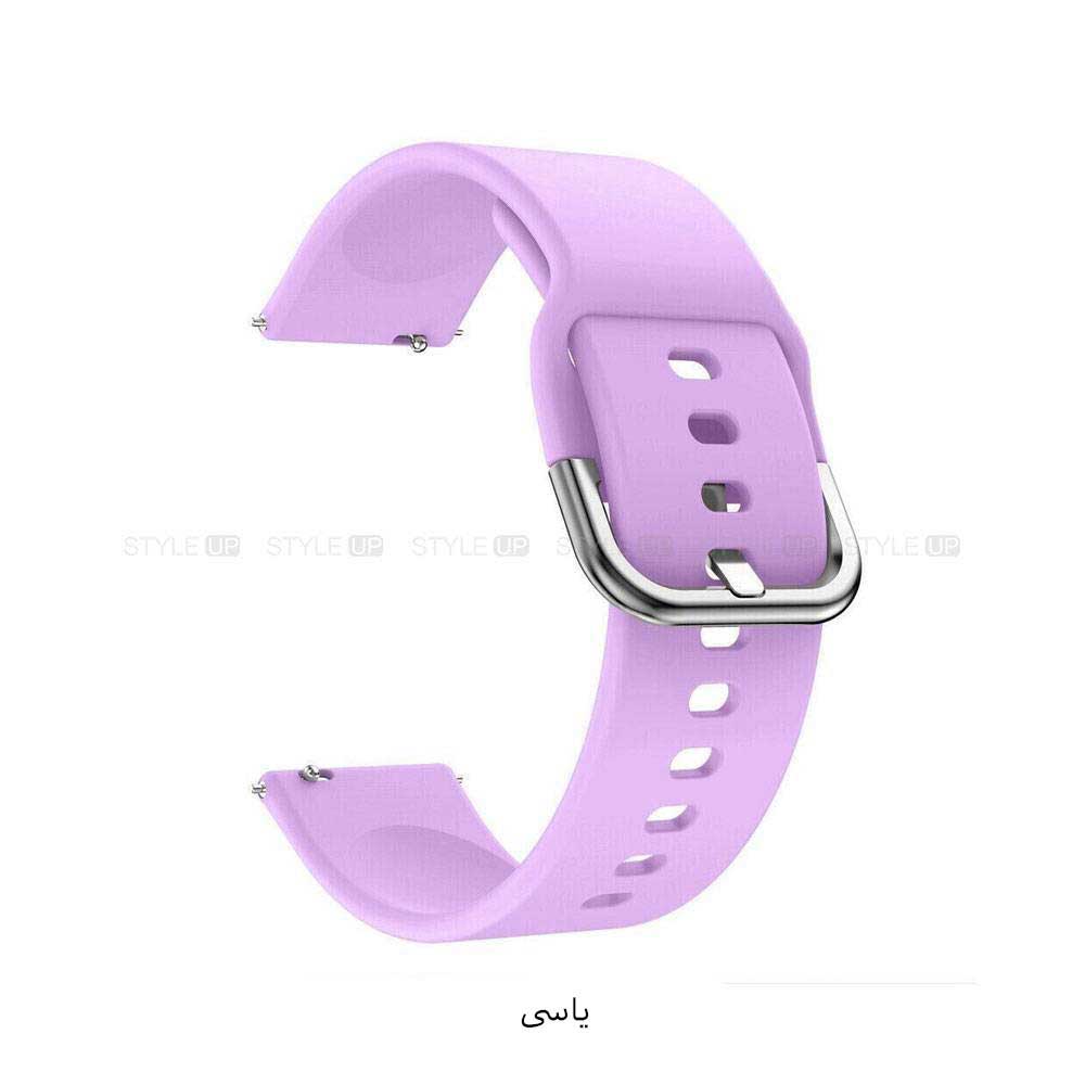 خرید بند ساعت مخصوص سامسونگ Galaxy Watch 6 Classic رنگ یاسی طراحی ظریف و شیک