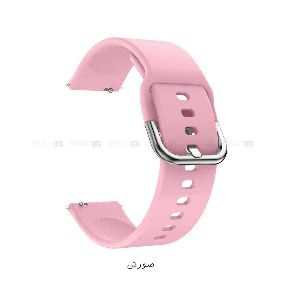 قیمت بند ساعت مناسب سامسونگ Galaxy Watch 6 Classic رنگ صورتی بادوام و سبک
