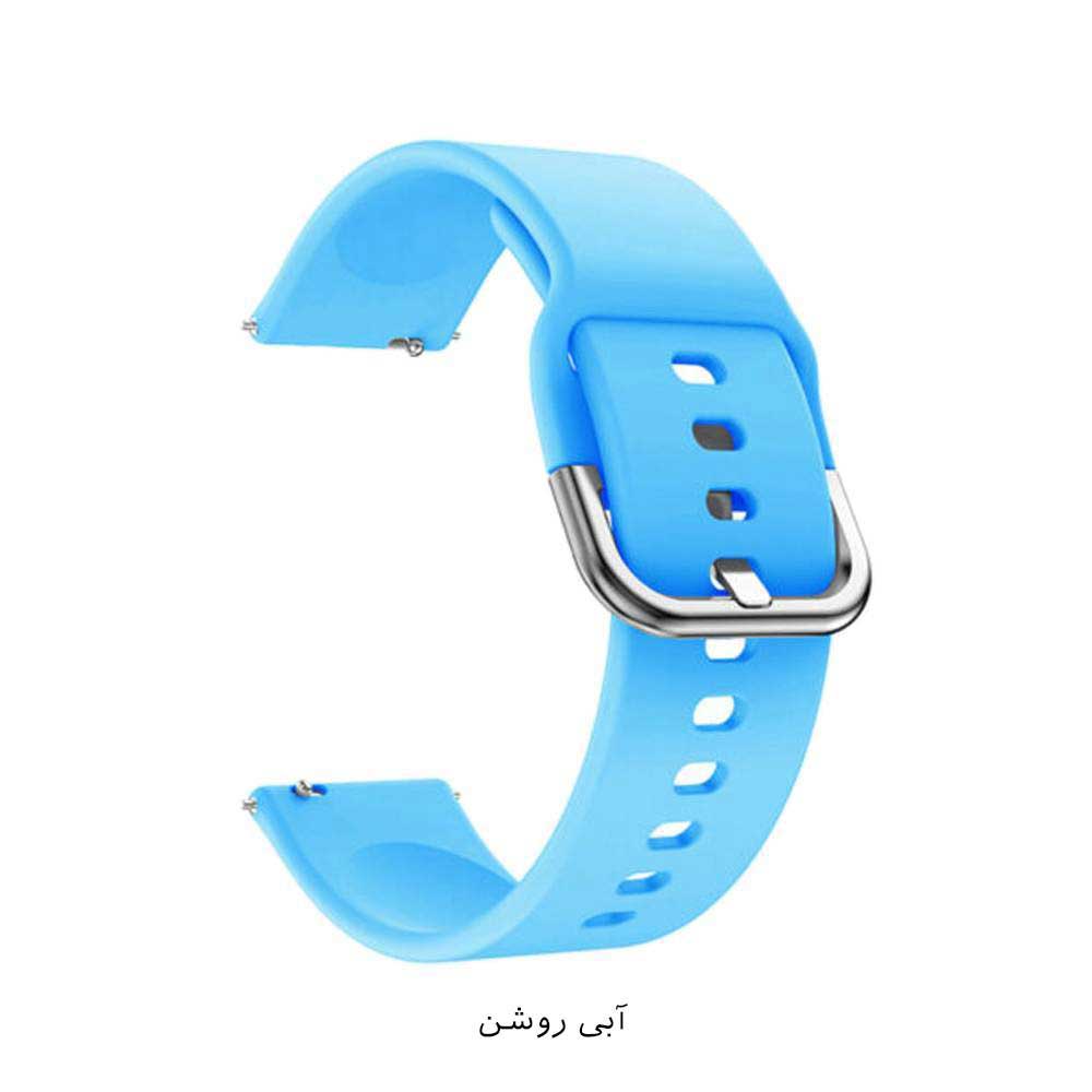 قیمت بند ساعت مناسب سامسونگ Galaxy Watch 6 Classic رنگ آبی روشن بادوام و سبک
