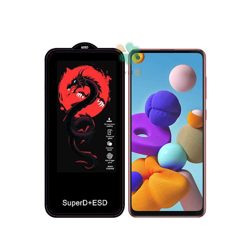 قیمت محافظ صفحه نمایش Dragon ESD مناسب گوشی Samsung A21s مقاوم برابر ضربه و خط و خش