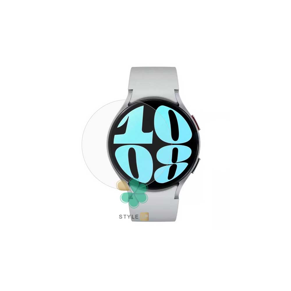 خرید گلس محافظ ساعت مدل 2.5D مناسب گلکسی واچ 6 44 میلی ضخامت کم و شفاف