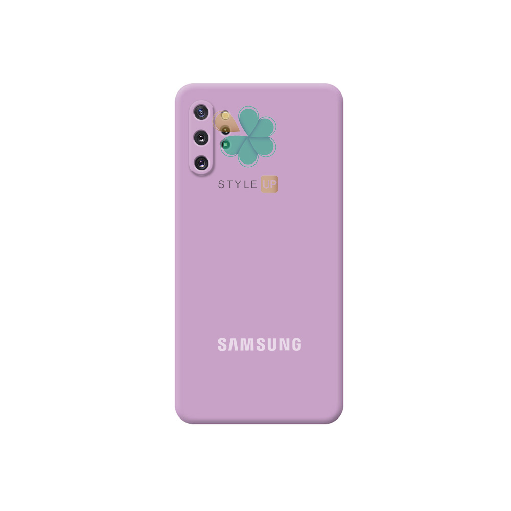 مشخصات، خرید و قیمت گارد سیلیکونی محافظ لنز دار ویژه سامسونگ Galaxy Note 10 Plus دارای لایه داخلی میکرو فایبر نرم