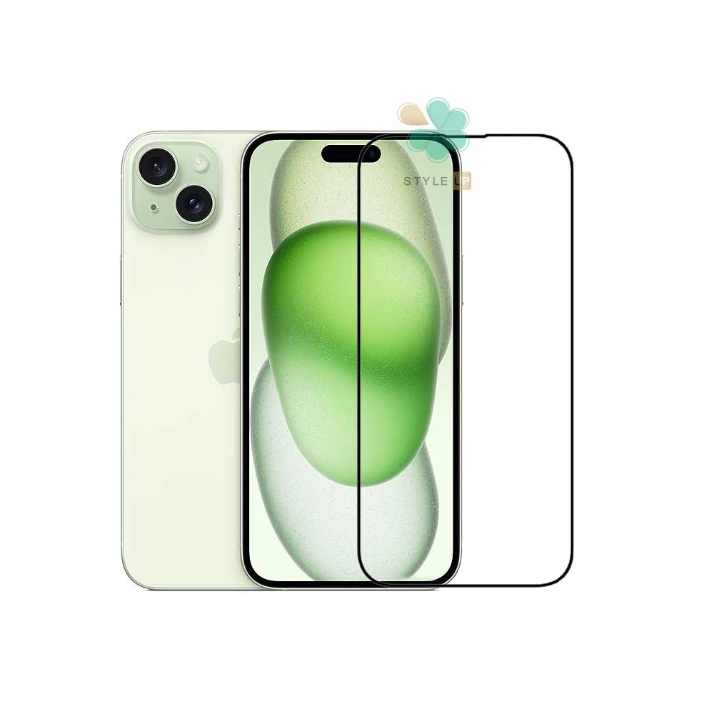 خرید گلس سرامیکی تمام صفحه مناسب گوشی اپل iPhone 15 Plus با شفافیت بالا 