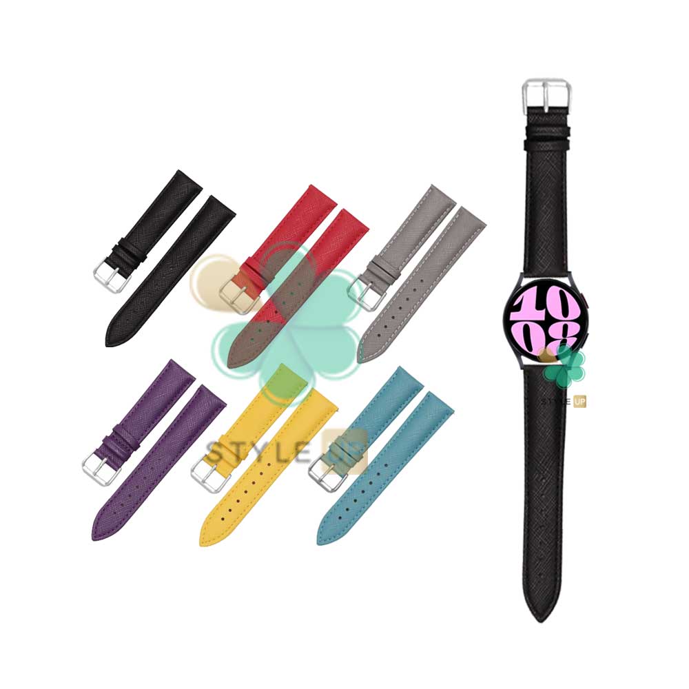 قیمت بند ساعت چرم طرح Lee مناسب Galaxy Watch 6 40/44mm با رنگبندی متنوع