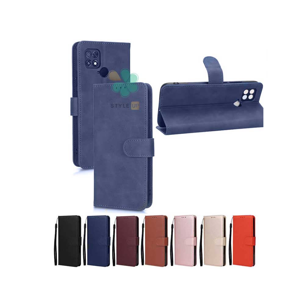 خرید و قیمت قاب چرمی مدل ایمپریال قفل دار مناسب گوشی پوکو سی 40 با دوام بالا