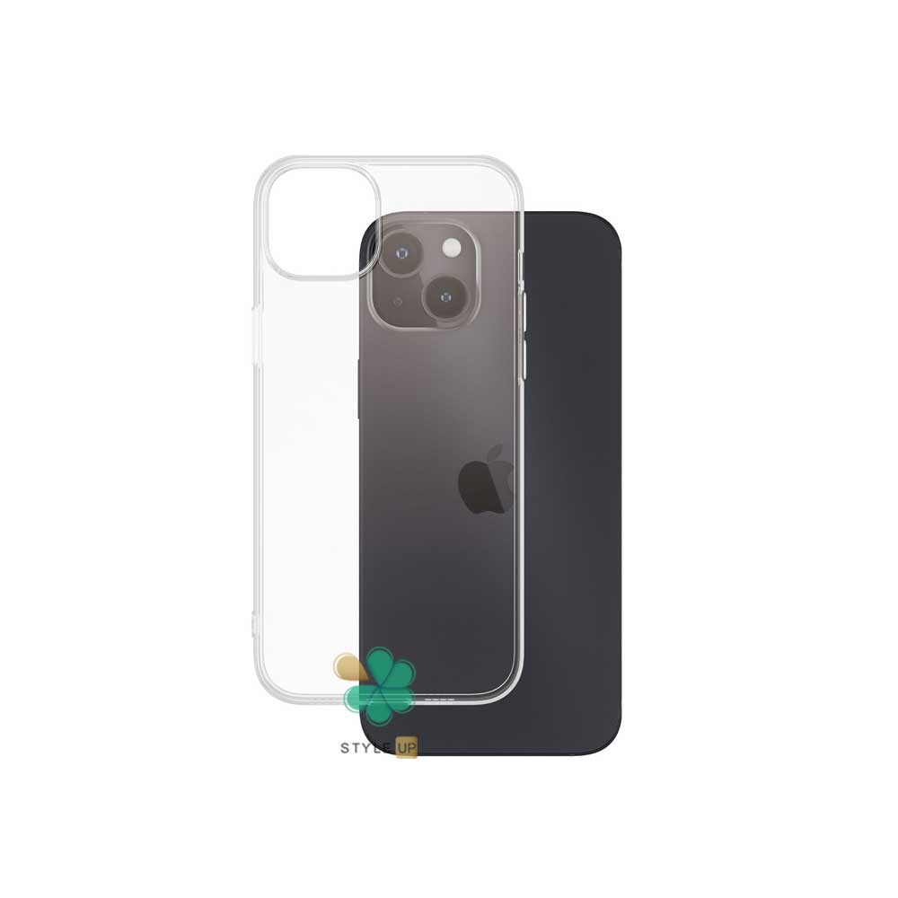 خرید کاور گوشی ژله ای شفاف مخصوص iPhone 15 Plus عدم جذب لک و گرد 