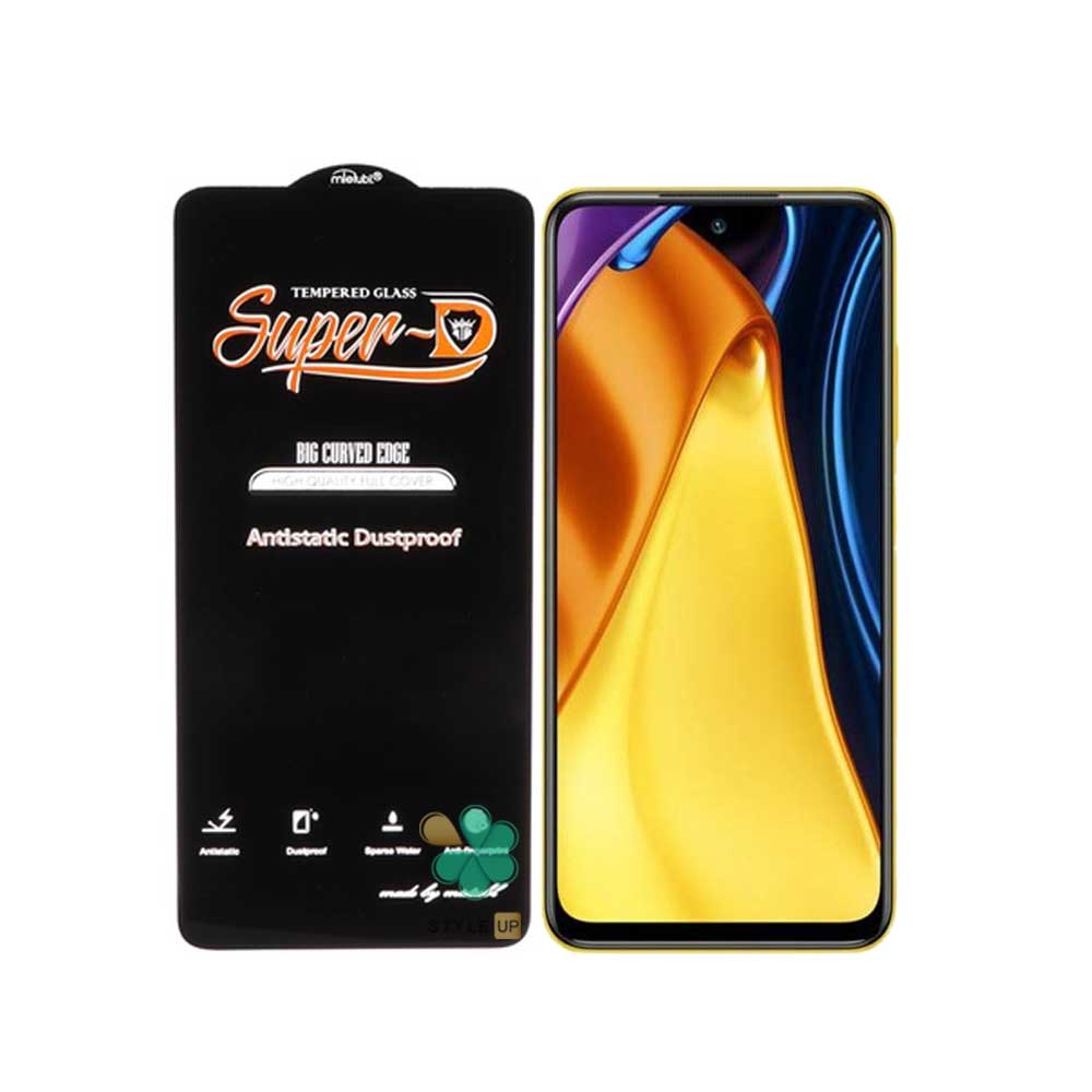 خرید گلس محافظ برند میتوبل مدل Super-D Anti Static مناسب شیاوومی پوکو M3 Pro عدم جذب لک و گرد