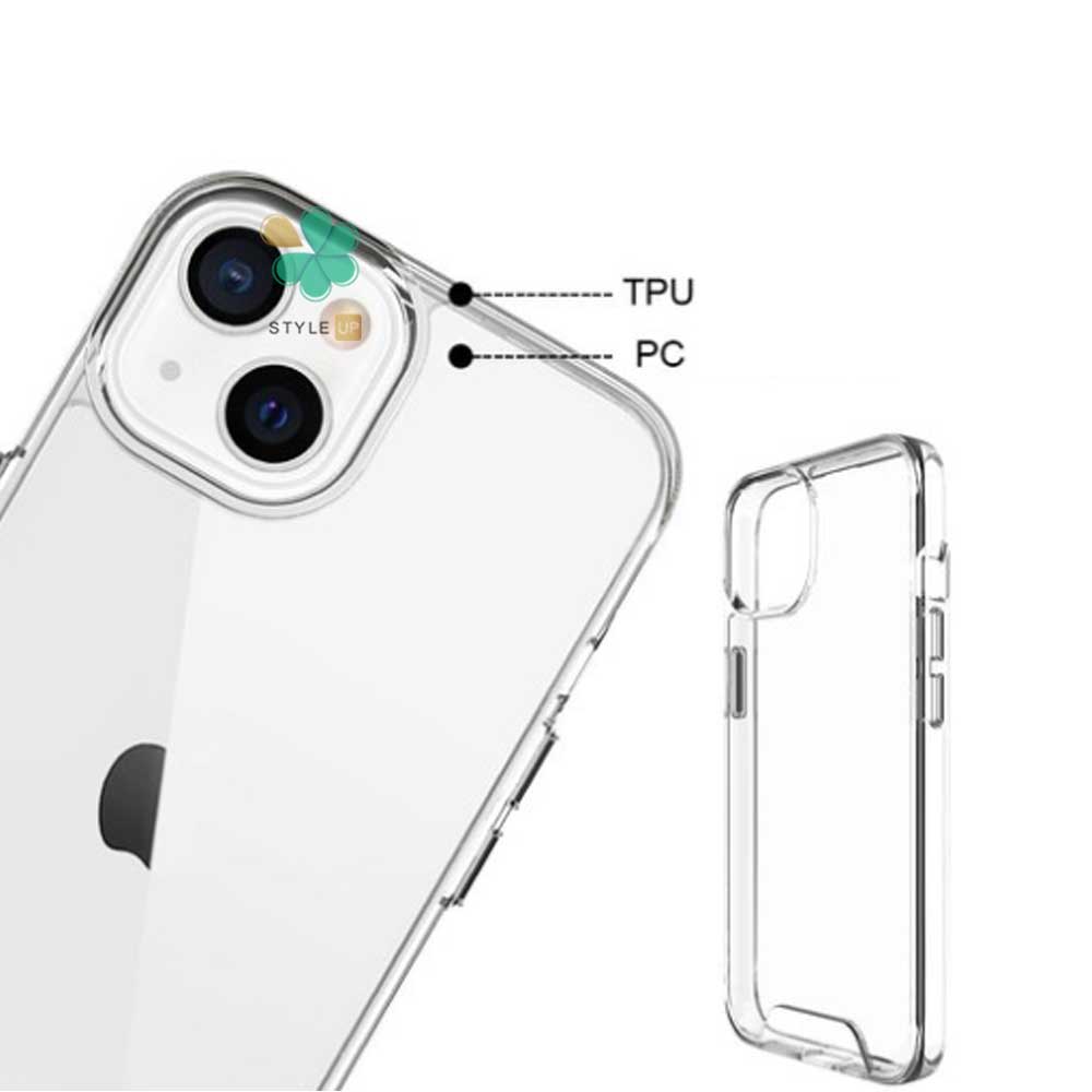 مشخصات و خرید کاور گوشی ژله ای Space سازگار با Apple iPhone 15 Plus عدم لغزش از دست