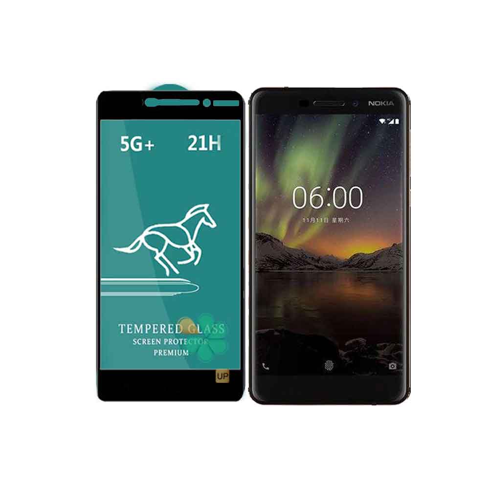 مشخصات و خرید گلس محافظ فول 5G+ برند Swift Horse برای Nokia 6.1 / 6 2018 عدم جذب لک و گرد