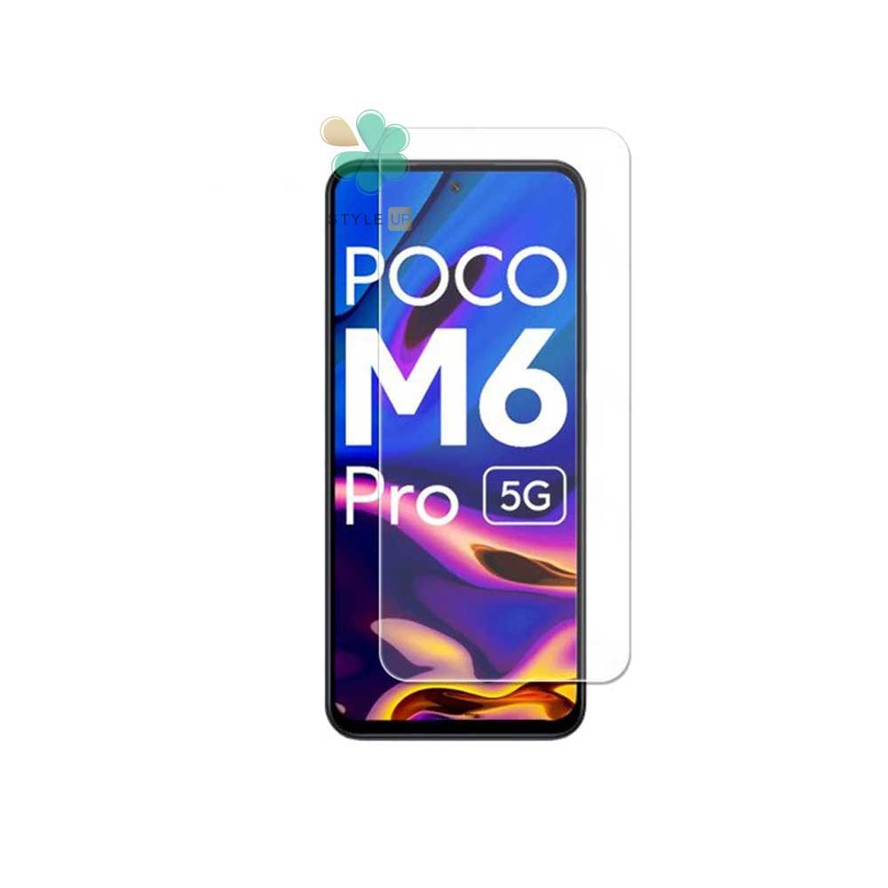 خرید گلس محافظ صفحه مدل 2.5D مخصوص گوشی Poco M6 Pro شیشه ای