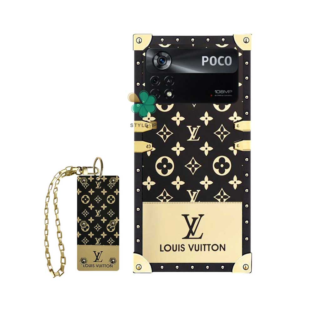 مشخصات و خرید قاب گوشی صندوقی لویی ویتون مناسب Poco X4 Pro 5G شیک و باکیفیت