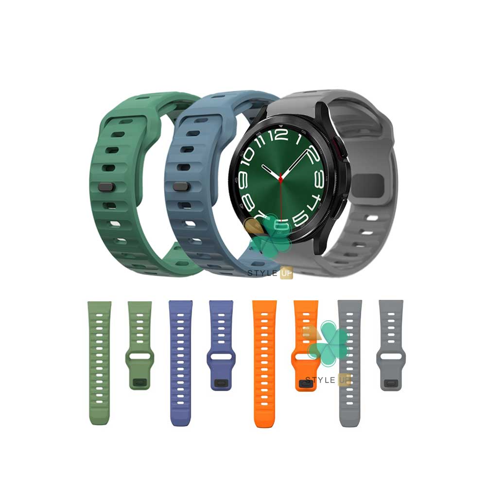 قیمت بند ساعت سیلیکونی Ultra Sport مناسب Galaxy Watch 6 Classic با رنگبندی جذاب و شیک