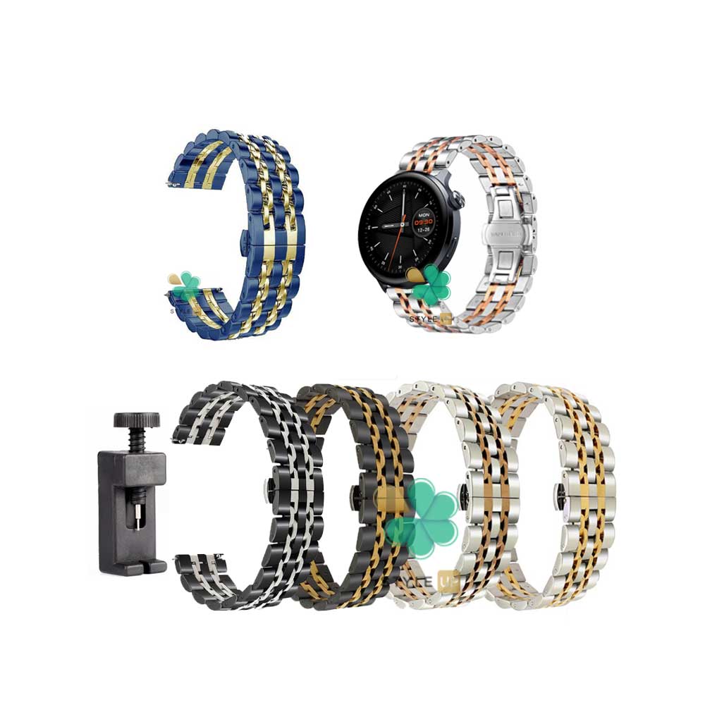 قیمت بند ساعت استیل Rolex مخصوص Mibro Lite 2 با رنگبندی جذاب