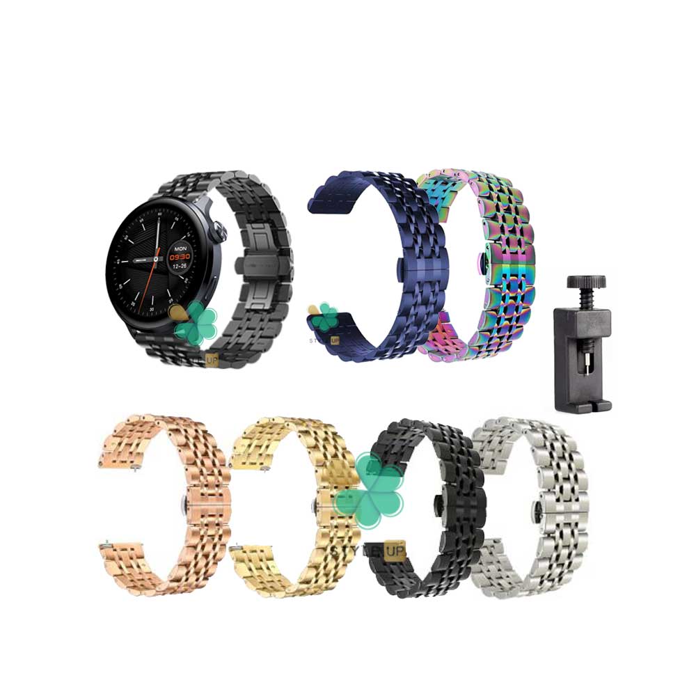 قیمت بند ساعت استیل رولکسی مخصوص Mibro Lite 2 با رنگبندی متنوع