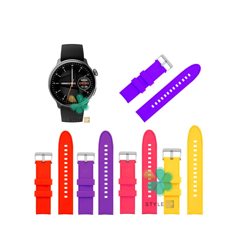 قیمت بند ساعت سیلیکونی Stylish برای Mibro Lite 2 با رنگبند متنوع و شیک