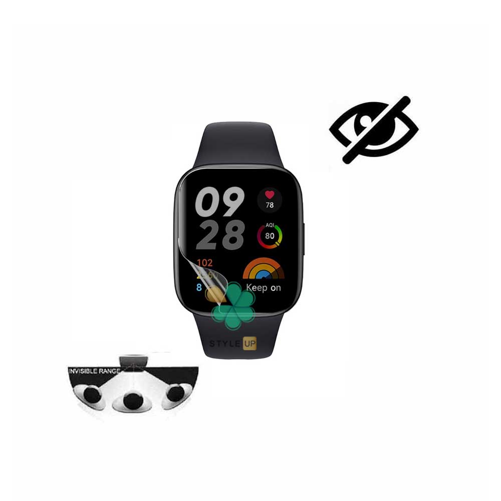 قیمت و خرید محافظ صفحه ساعت پرایوسی نانو برای شیائومی Redmi Watch 3 Active عدم دیده شدن اطلاعات شخصی