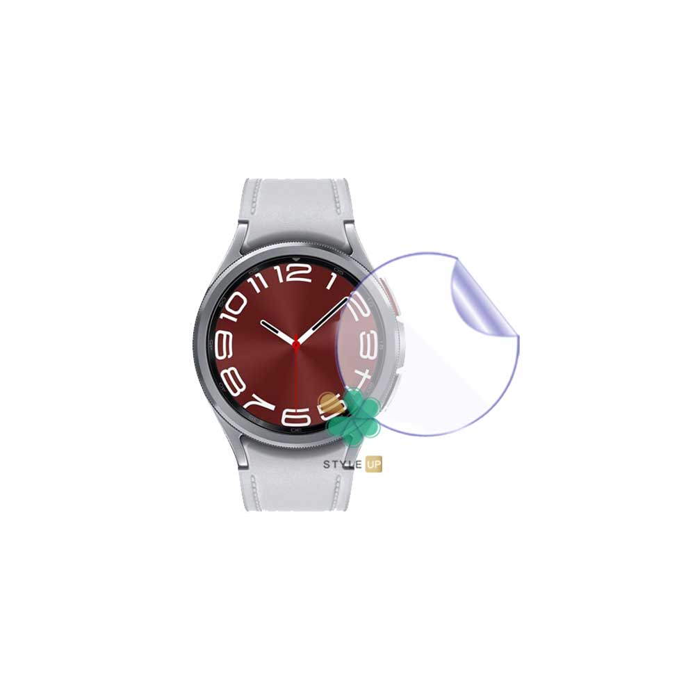 خرید محافظ صفحه ساعت نانو ضد اشعه مناسب سامسونگ گلکسی واچ 6 کلاسیک 47 میلی عدم جذب لک و گرد