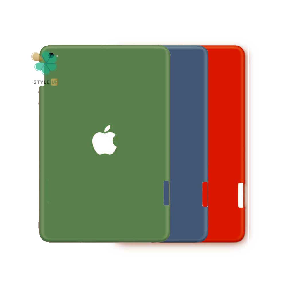 خرید کاور آیپد سیلیکونی جا قلم دار ویژه iPad Air 2 با رنگبندی متنوع 