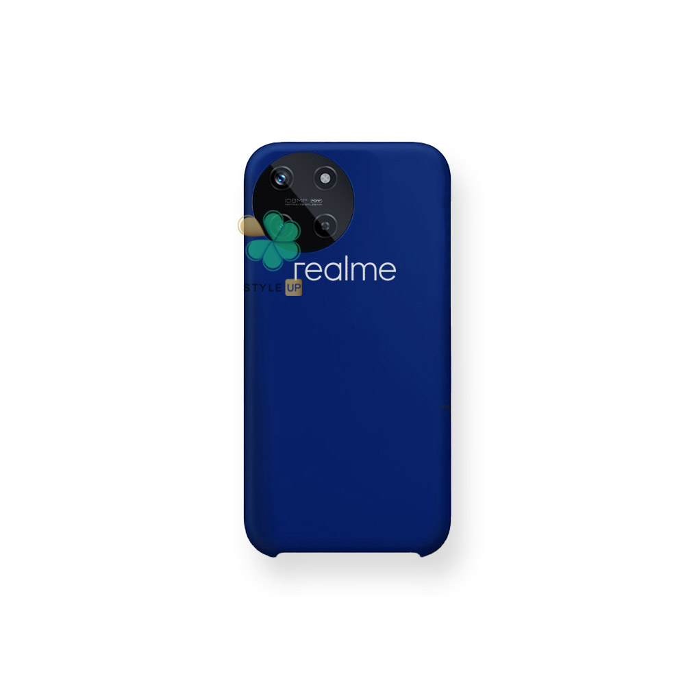خرید و قیمت قاب گوشی سیلیکونی سازگار با Realme 11 رنگ سرمه ای عدم لغزش از دست