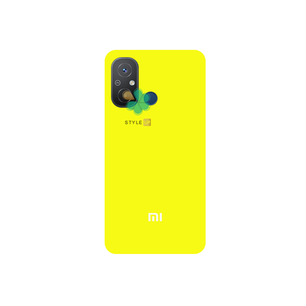 قیمت کاور گوشی سیلیکونی اصل مناسب Xiaomi Redmi 12C رنگ زرد منعطف و با کیفیت