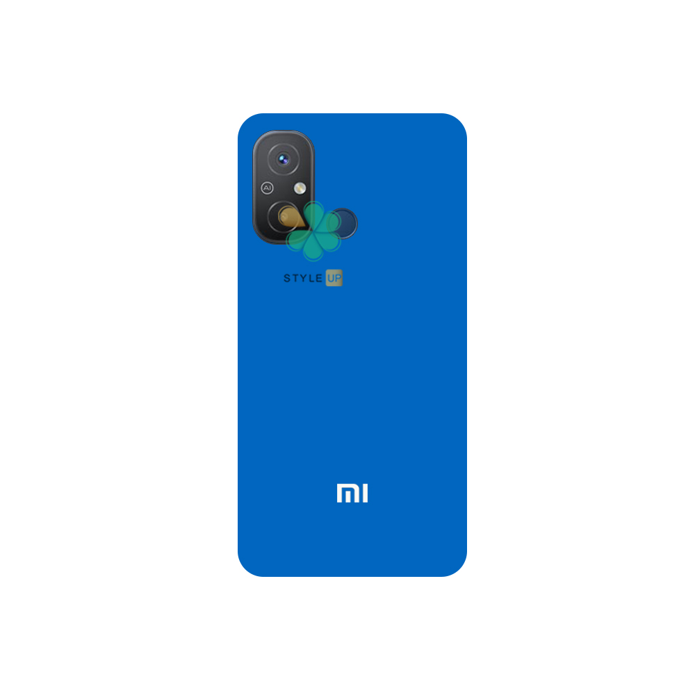 خرید و قیمت کاور گوشی سیلیکونی اصل برای Redmi 12C رنگ آبی طرحی دقیق مطابق با ابعاد بدنه