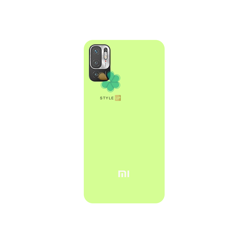 خرید کاور محافظ سیلیکونی اصل مخصوص Redmi Note 10T 5G رنگ فسفری ضد ضربه و شوک