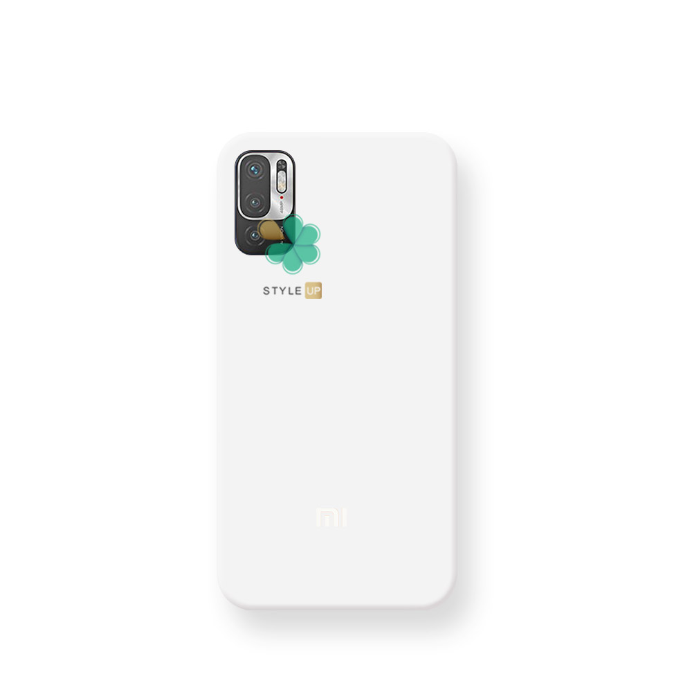 خرید کاور گوشی سیلیکونی اصل برای Redmi Note 10T 5G رنگ سفید ضد ضربه و خراش