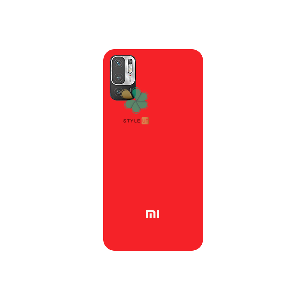 خرید کاور گوشی سیلیکونی اصل برای Redmi Note 10T 5G رنگ قرمز طراحی دقیق مطابق با ابعاد بدنه