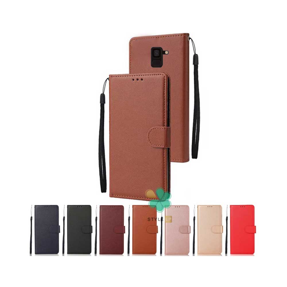 قیمت کیف گوشی چرمی مدل ایمپریال قفل دار مناسب سامسونگ گلکسی A6 2018 با رنگبندی متنوع