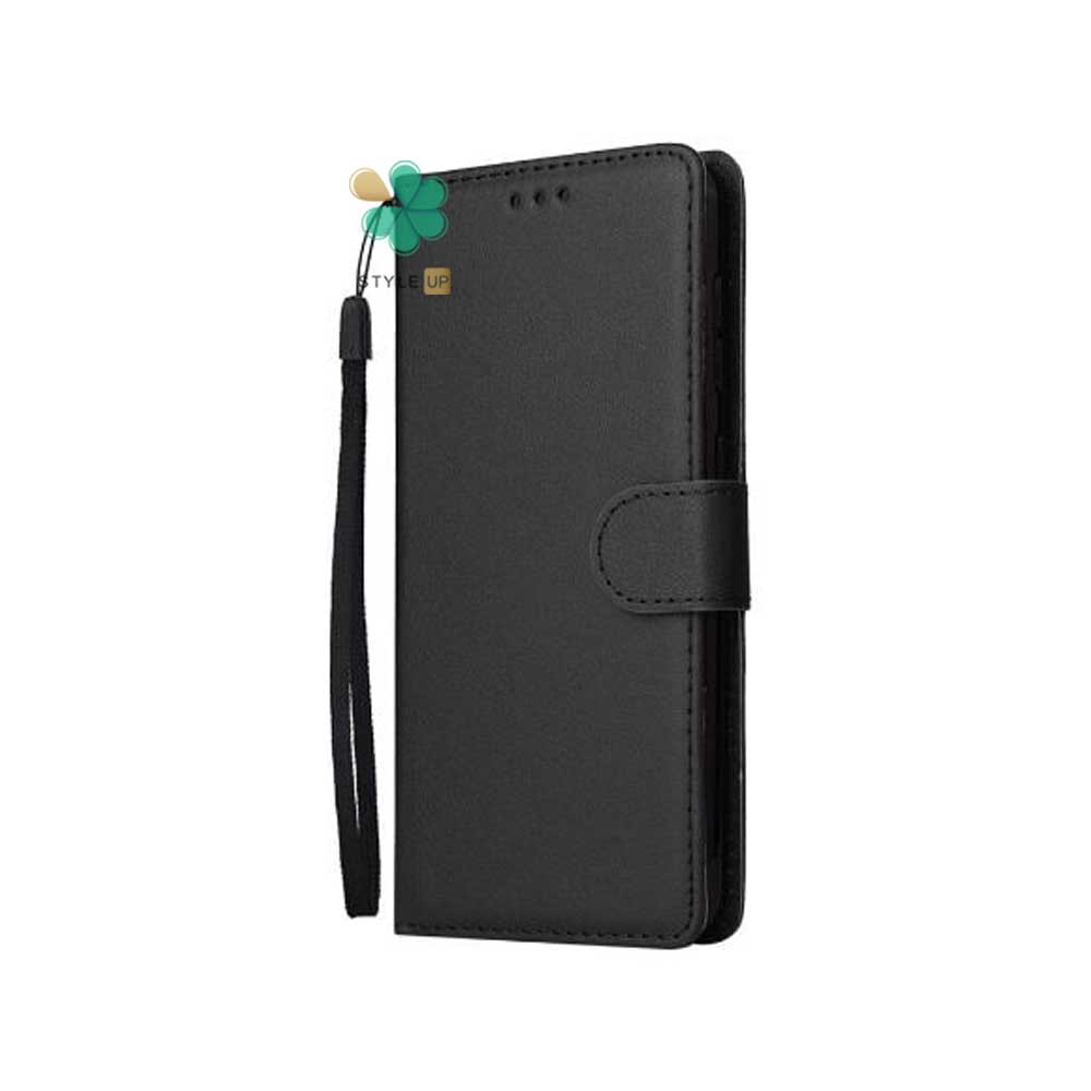 قیمت و خرید کیف گوشی چرمی مدل ایمپریال قفل دار سازگار با Xiaomi Poco M2 رنگ مشکی با قابلیت استند شدن