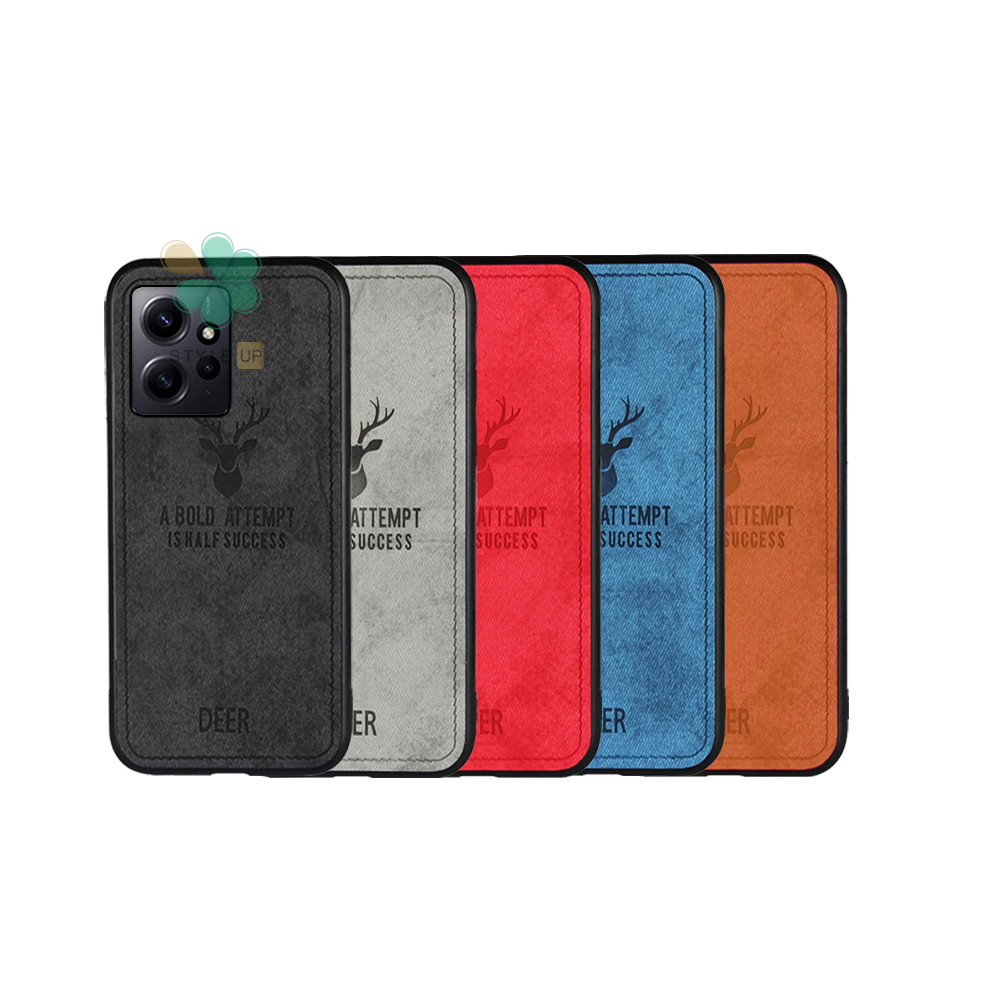 خرید کاور گوشی پارچه ای گوزن مناسب Redmi Note 12 4G در انواع رنگبندی