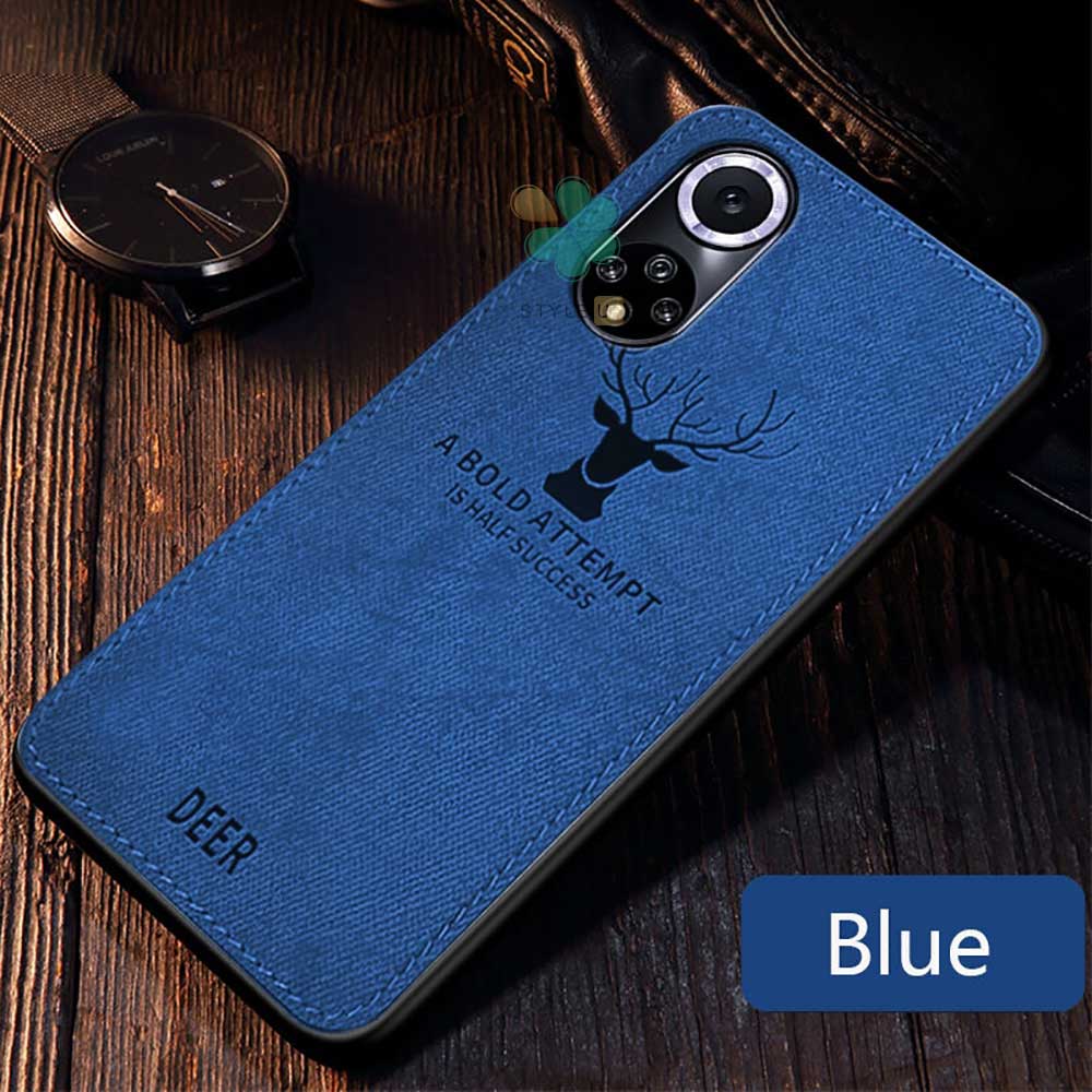 قیمت و خرید گارد گوشی پارچه ای گوزن مناسب نوا 9 رنگ آبی با طراحی خلاقانه