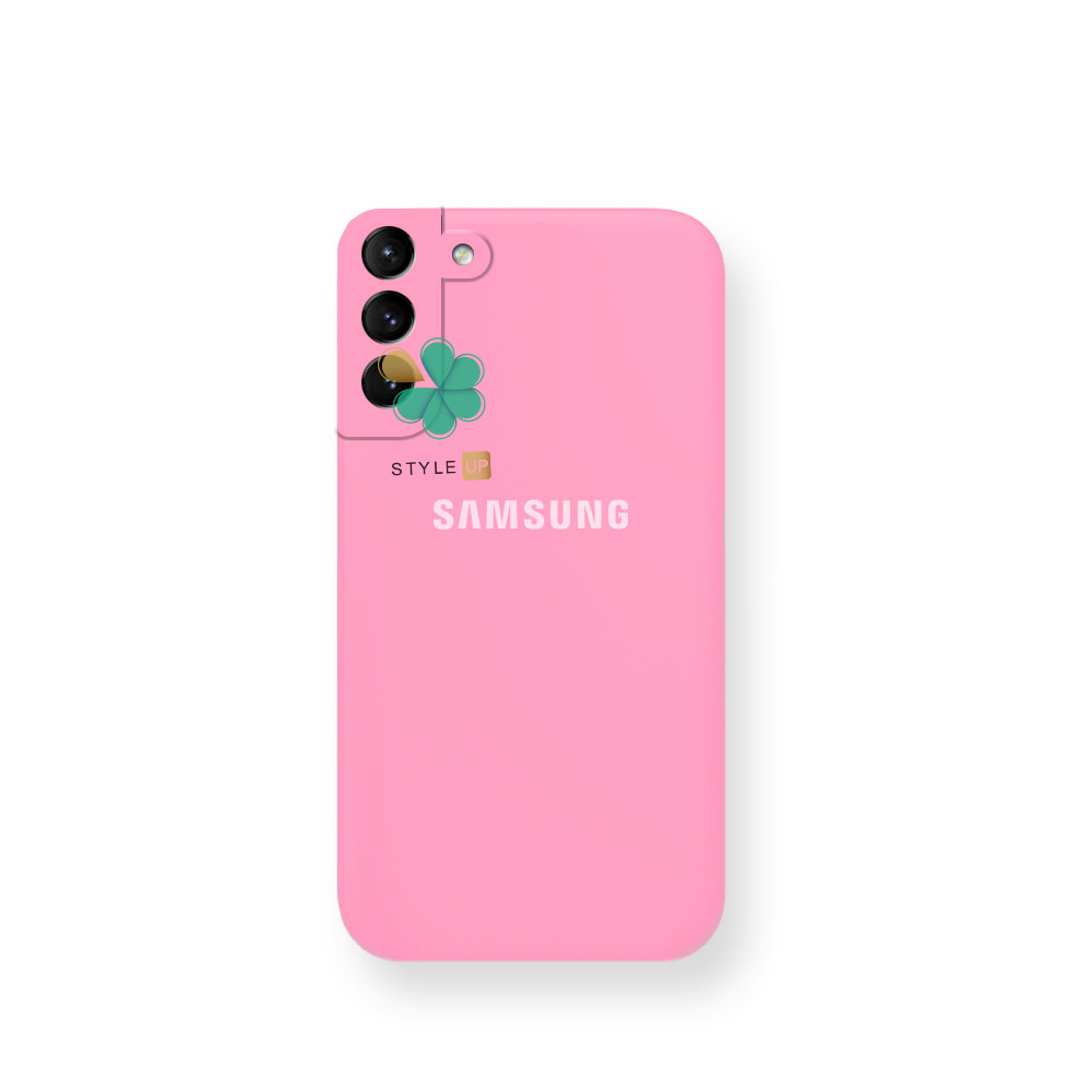 قیمت و خرید کاور گوشی سیلیکونی محافظ لنز دار مناسب سامسونگ Galaxy S24 رنگ صورتی خوش رنگ