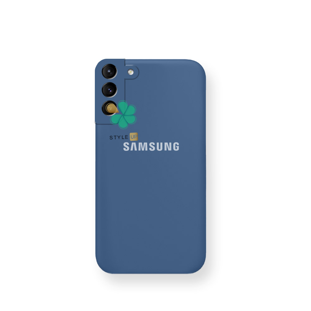خرید و قیمت قاب سیلیکونی محافظ لنز دار مخصوص Galaxy S24 رنگ آبی عدم لغزش از دست