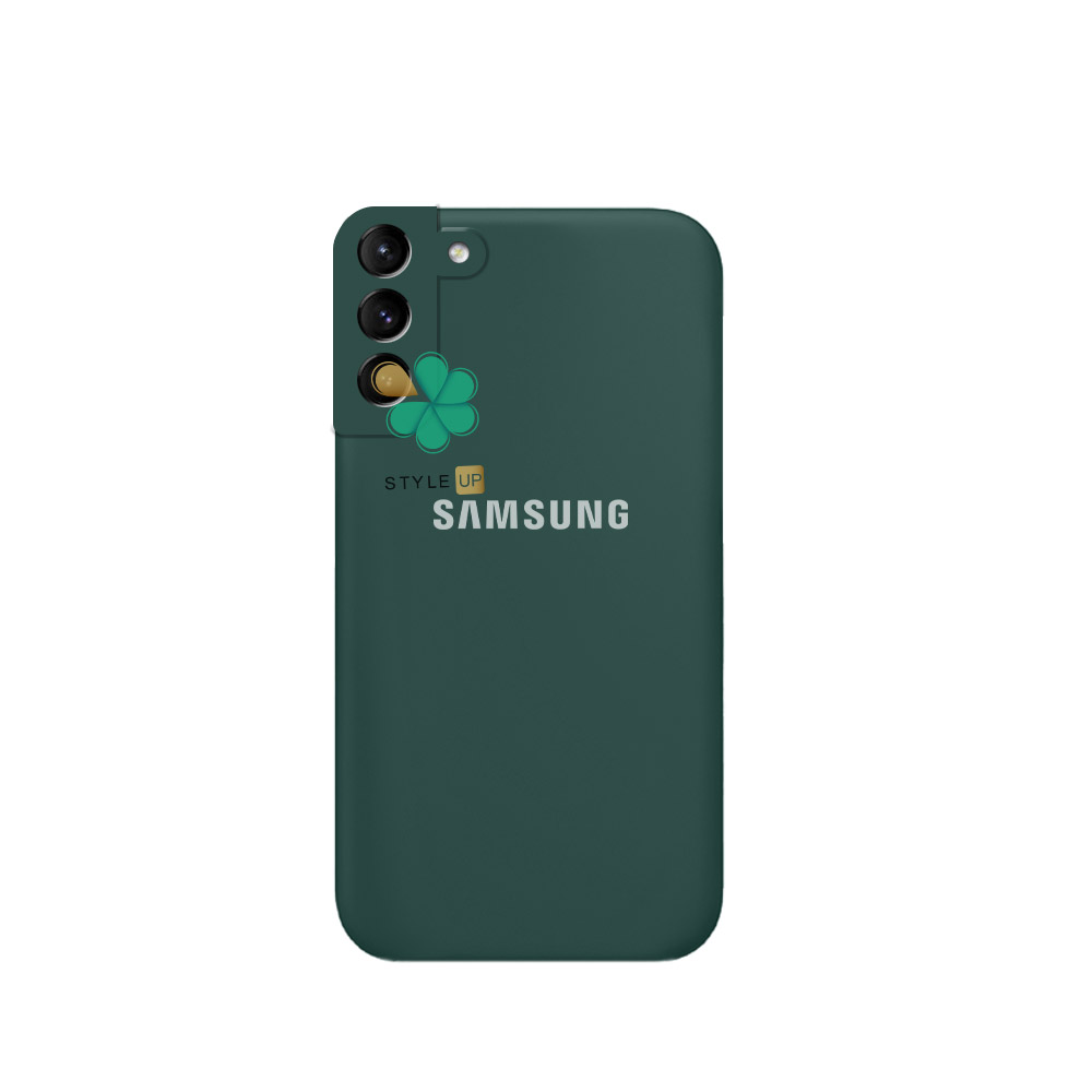 مشخصات و خرید کاور گوشی سیلیکونی محافظ لنز دار مناسب Samsung Galaxy S24 رنگ سبز ارتشی سبک و باکیفیت