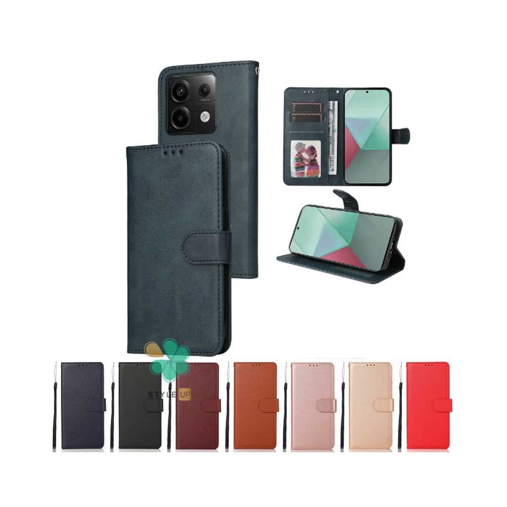 قیمت کیف گوشی چرمی مدل ایمپریال قفل دار مناسب Redmi Note 13 Pro بادوام و مقاوم