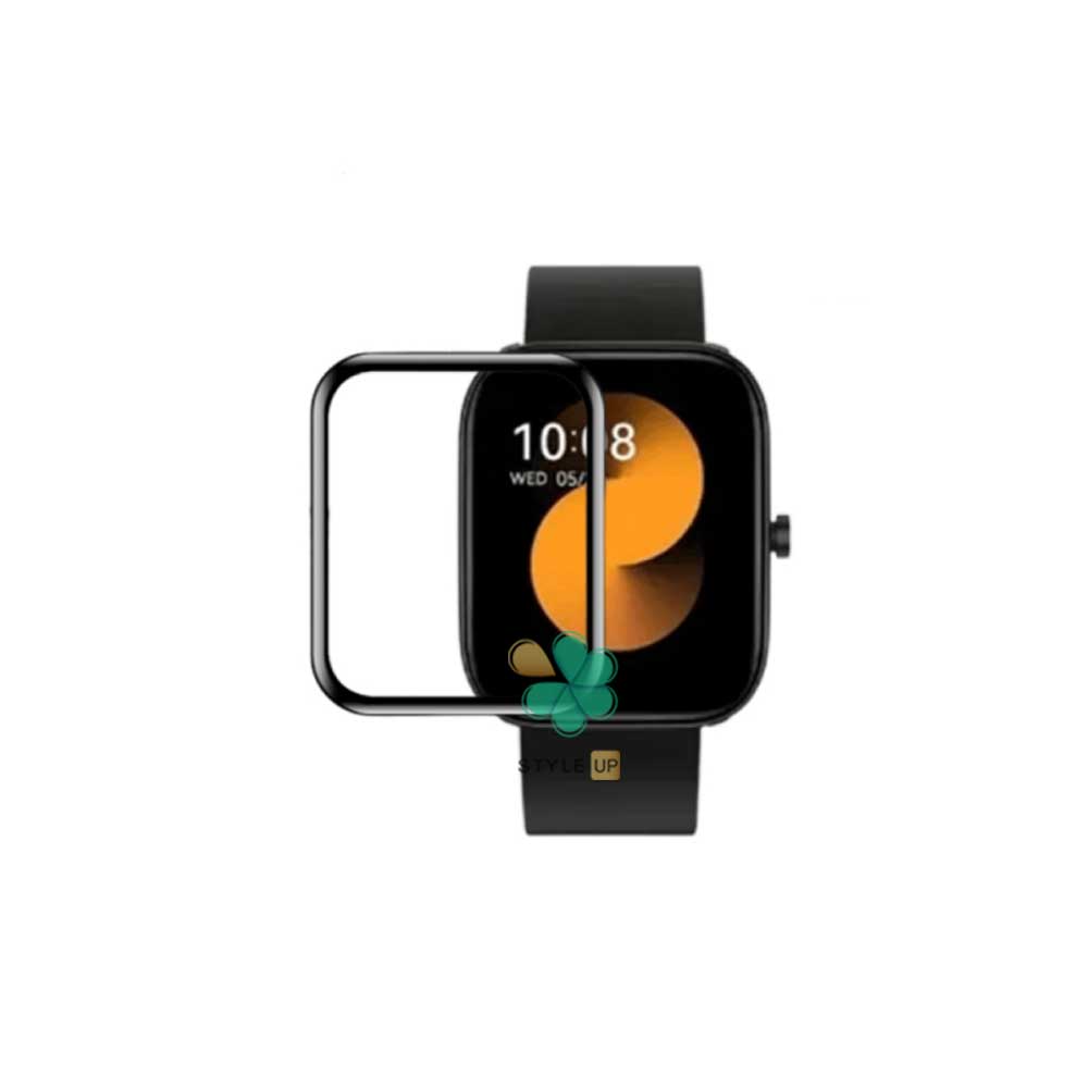 قیمت محافظ صفحه ساعت سرامیکی دور مشکی مخصوص Xiaomi GTS Lite شفاف و باکیفیت 