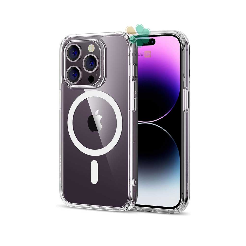 خرید قاب گوشی شفاف مگ سیف دار برای ایفون 15 پرو مکس با طراحی ظریف